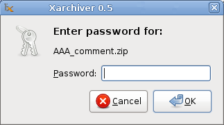 Password dialog